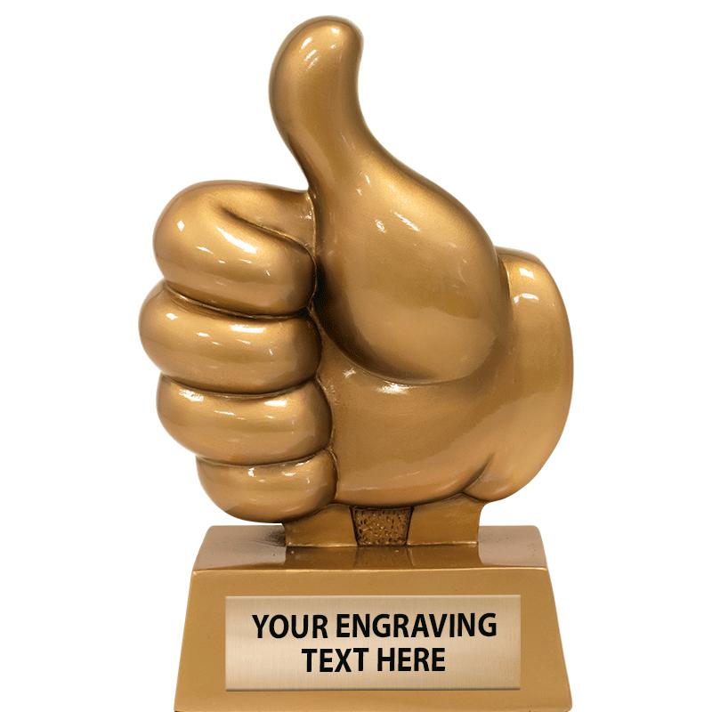 5" THUMBS UP SCULPTURE