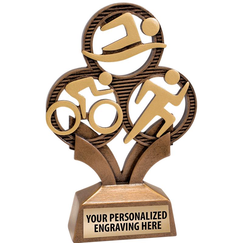 6" TRIATHLON SCULPTURE
