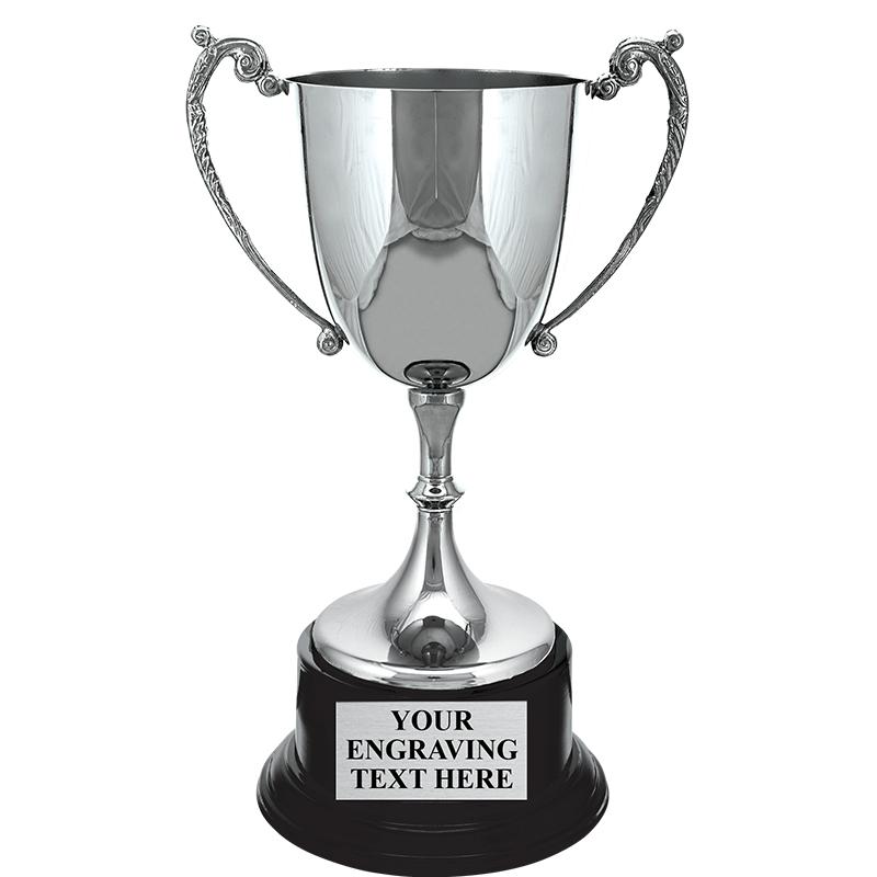 9" SILVER METAL VIRTUE CUP