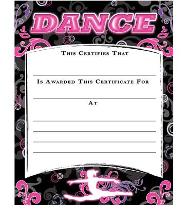 Dance Spirit Certificate