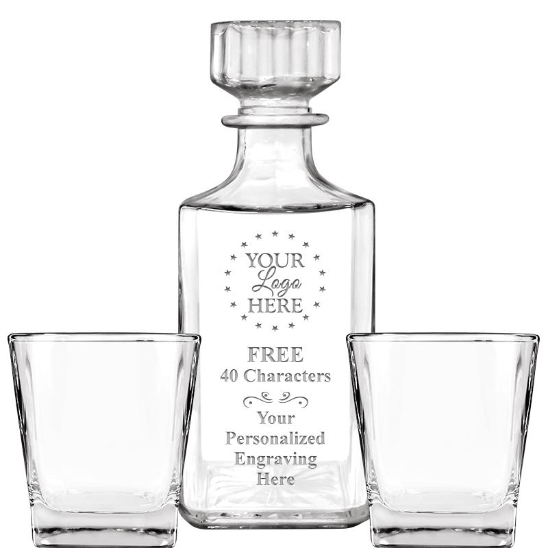 33.75oz DCNTR W/ WHSKY GLS SET