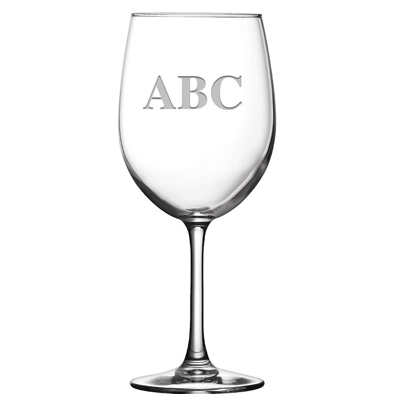 12oz SOIREE GOBLET MONOGRAM