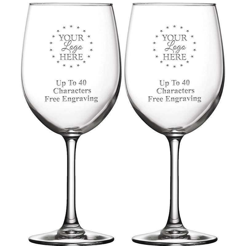 12 oz GOBLET GLASSES SET OF 2