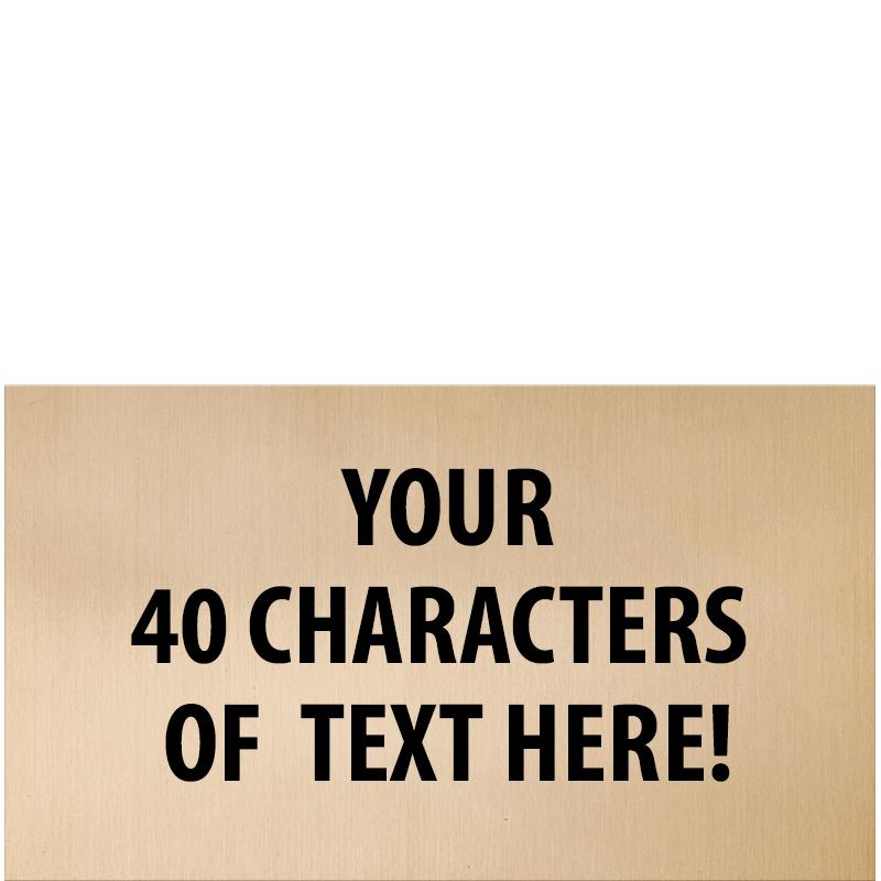 ENG-GLD BOTTOM PLT 2.85"X6.38"