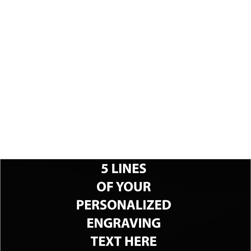 BLACK ACRYLIC - 3.6 X 1.32