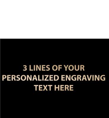 1.5"W x 1.1"H Replacement Plate For Medals