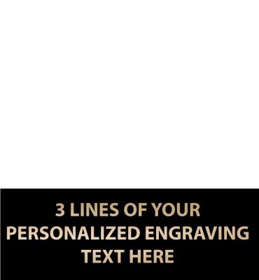 1.83"W x .65"H Replacement Plate For Medals