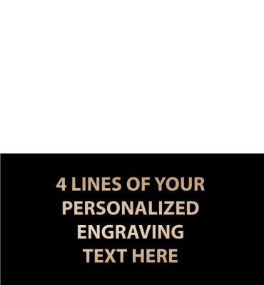 2"W x 1"H Replacement Plate For Medals