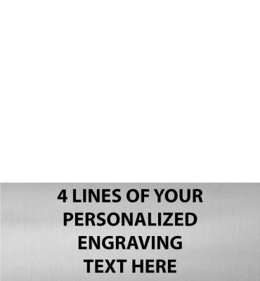 2.625 W x 1 H Silver Flexi Perpetual Plate