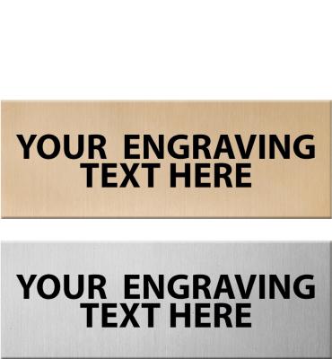 2.625 W X .95 H Gold & Silver Flexi Perpetual Plates