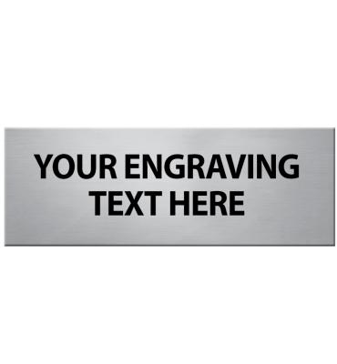 2.63 W X .94 H Silver Flexi Perpetual Plate