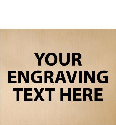 1.5"W x 1.25"H Replacement Plate For Trophies