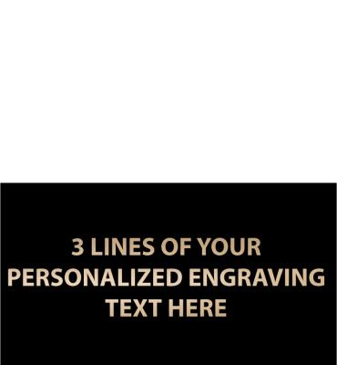 1.12"W x .6"H  Replacement Plate For Medals