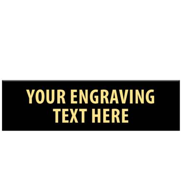 1.75"W x .5"H Replacement Plate For Medals