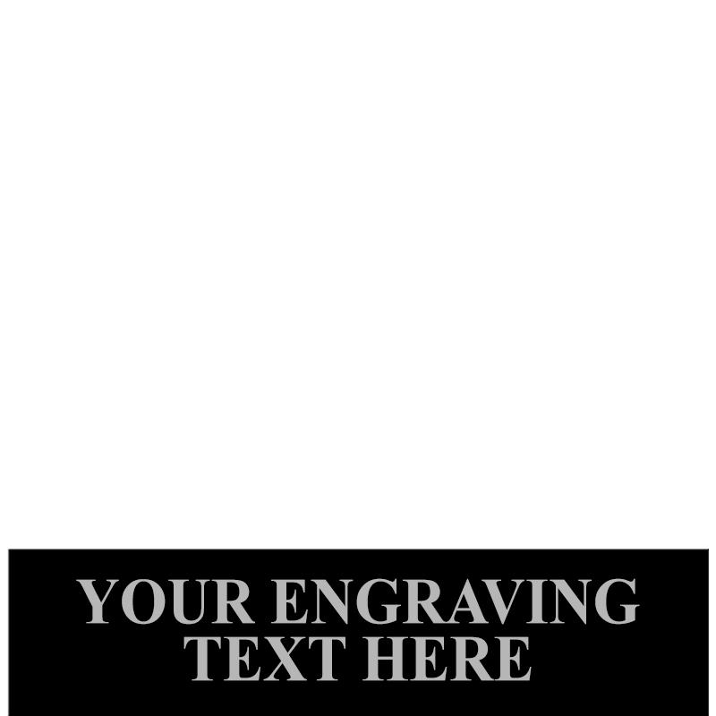 BLACK FLX SLVR TEXT-2.65 X .64