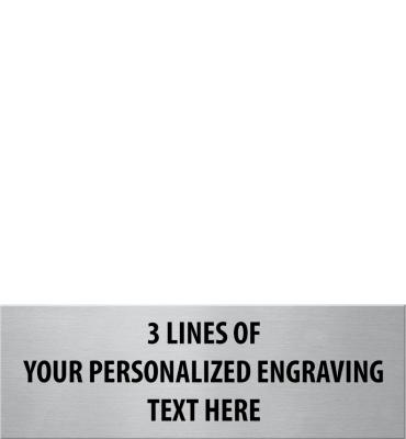 3"W x 1"H Silver Flexi Perpetual Plate