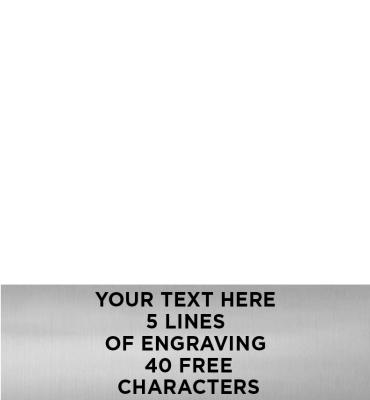 .86" x 2.74" Silver Flexi Perpetual Plate