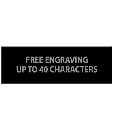 1" x 3" Silver Flexi Perpetual Plate For Plaques