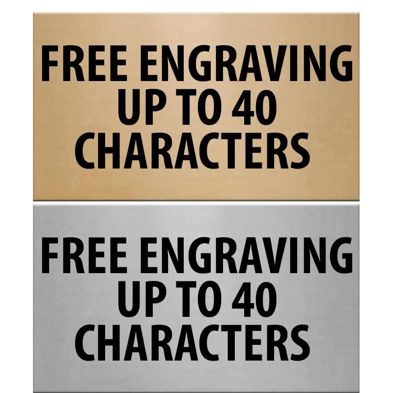 ENG-GLD FLEXI PLATE .62"X1.13"