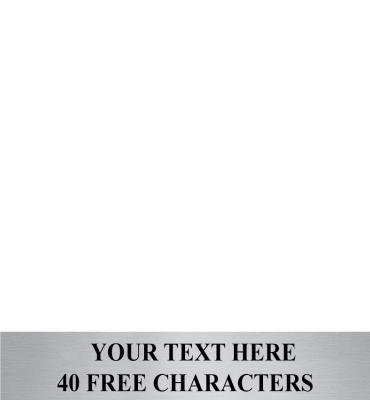 4" x .75" Silver Flexi Perpetual Engraving Plate