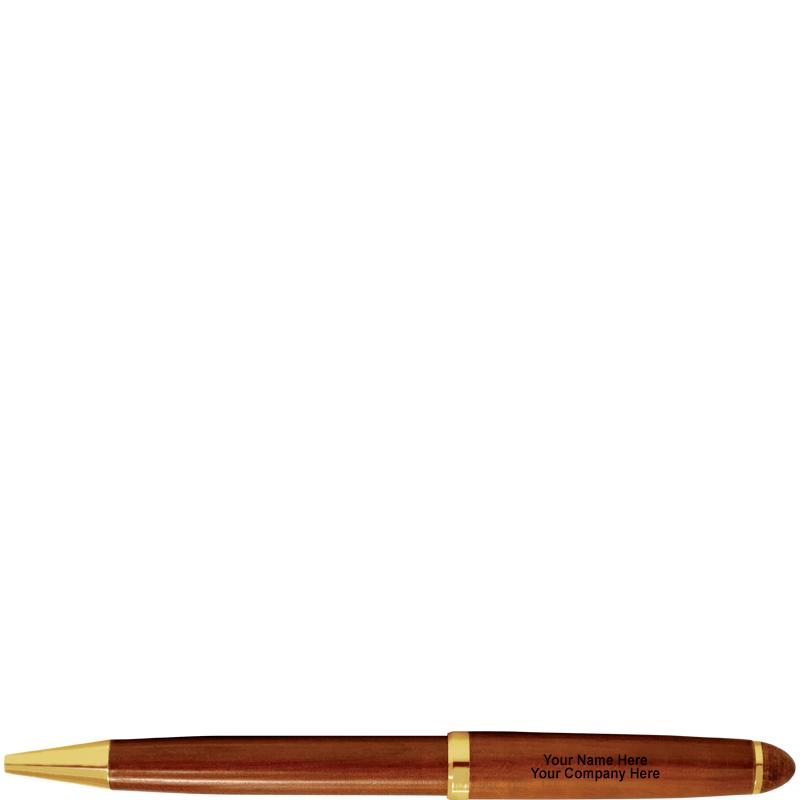 5 3/8" SCRIBE ROSEWOOD PEN RED