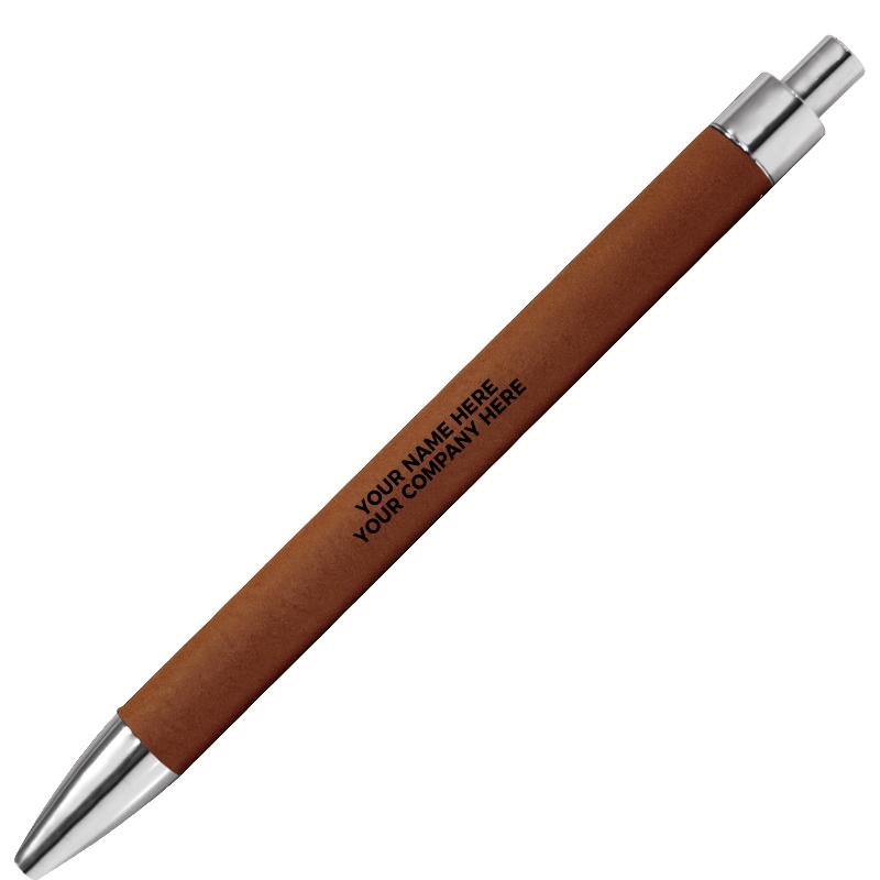 5 5/16"LEATHERETTE PEN RAWHIDE