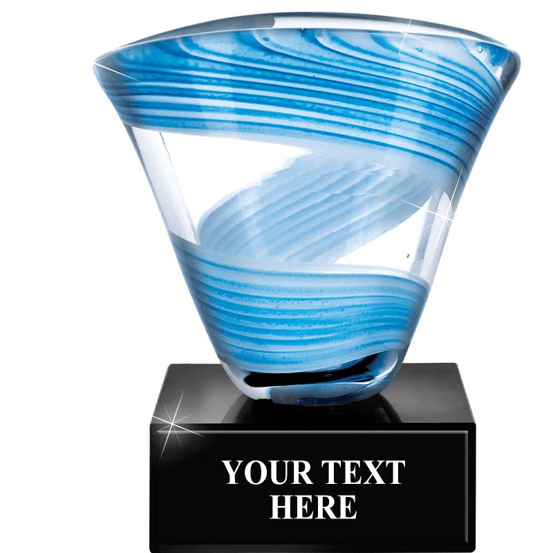 6.25" ETHEREAL SWIRL ART GLASS