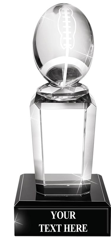 Onyx Pedestal Crystal Awards Onyx Pedestal Football Awards