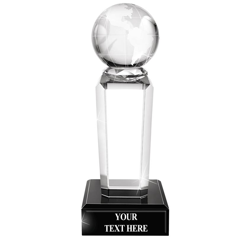 9" GLOBE ONXY PEDESTAL