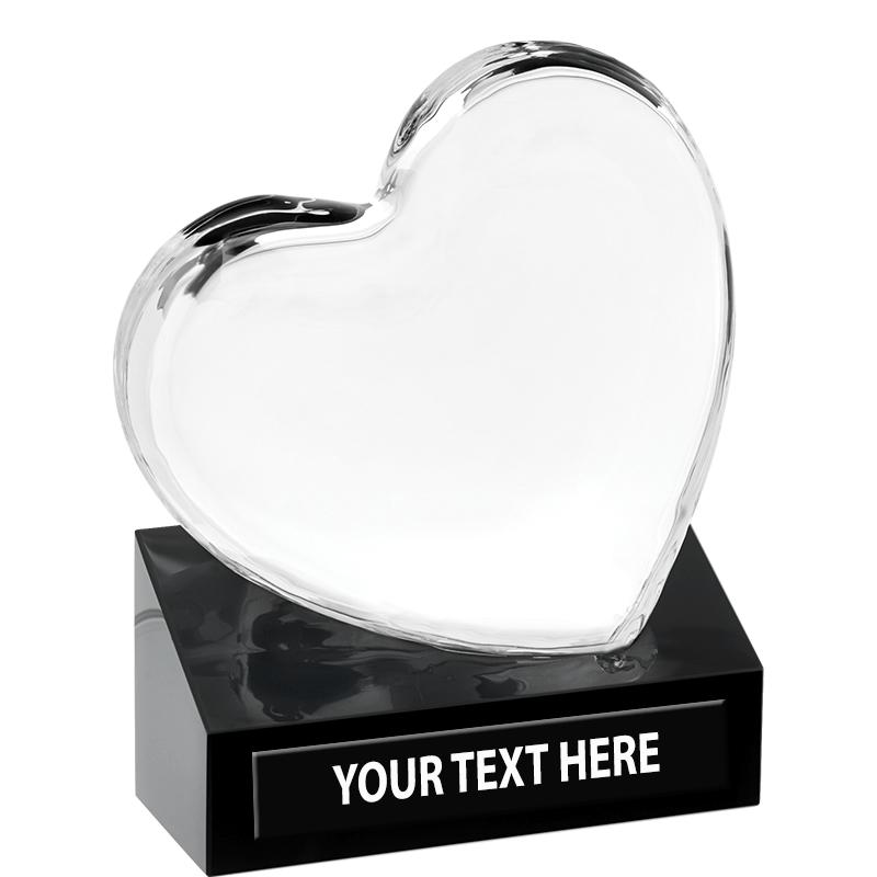 5" LOVING HEART CRYSTAL