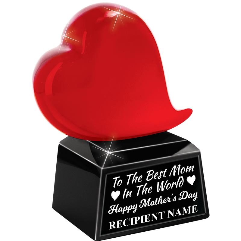 5"MOTHERS DAY RD HEART JEWL CR