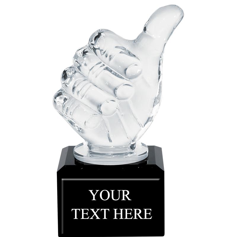 5.875" THUMBS UP JEWEL CRYSTAL