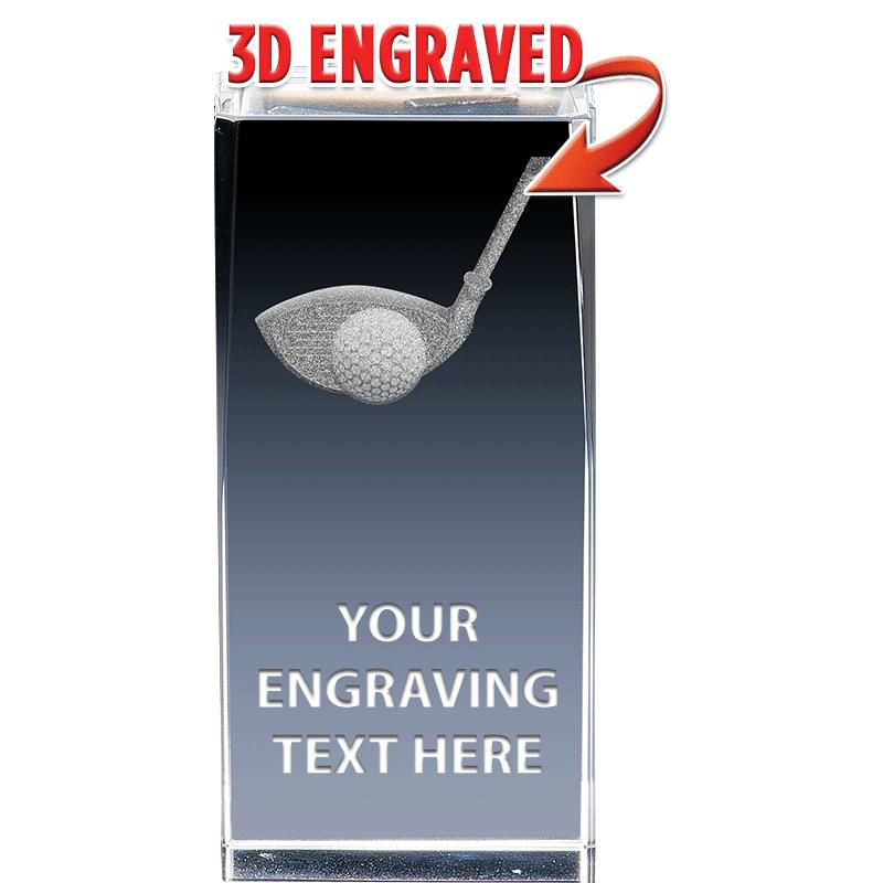 4.5" GOLF DRIVER LASER CUT CRY