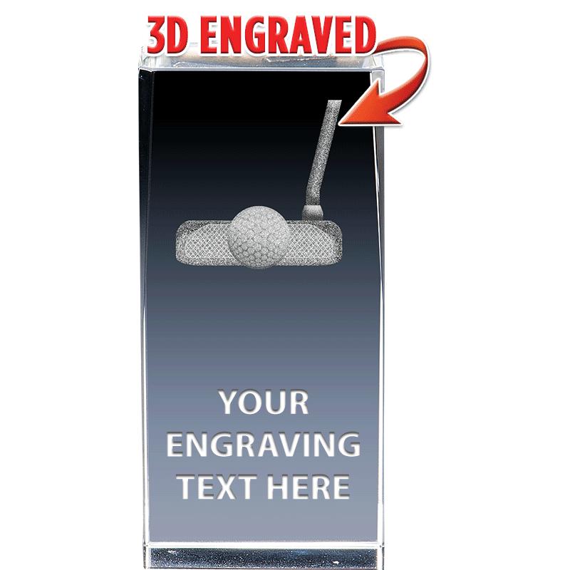 4.5" GOLF PUTTER LASER CUT CRY