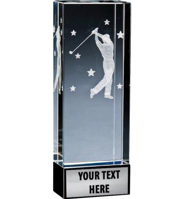 Golf Onyx Laser Crystal