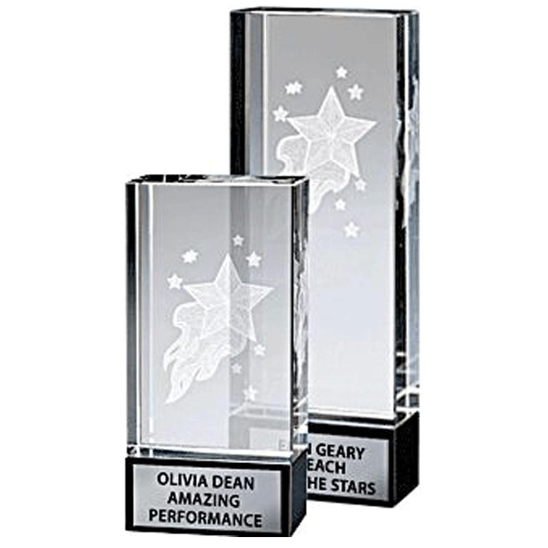 STAR ONYX LASER CUT CRYSTAL