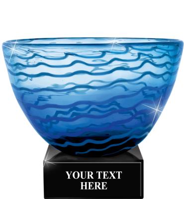 Tidal Art Crystal Bowl