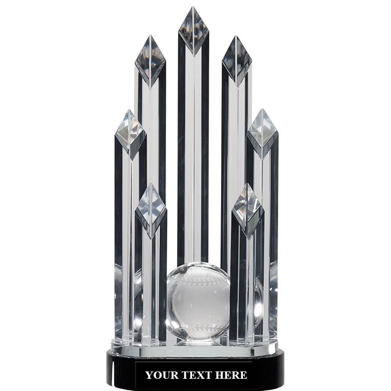 13" CHAMPIONSHIP CRYSTAL AWARD