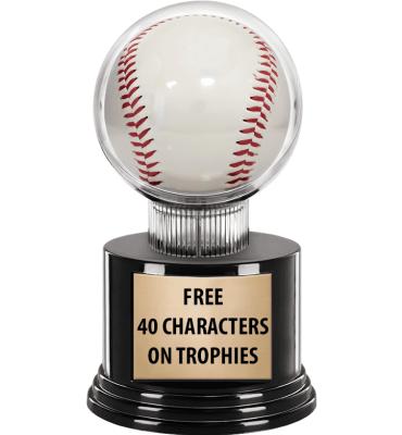 Baseball Holder On Round Black Base