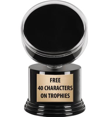 Hockey Puck Holder On Round Black Base