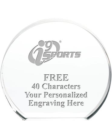 i9 Sports Standing Circle Paperweight