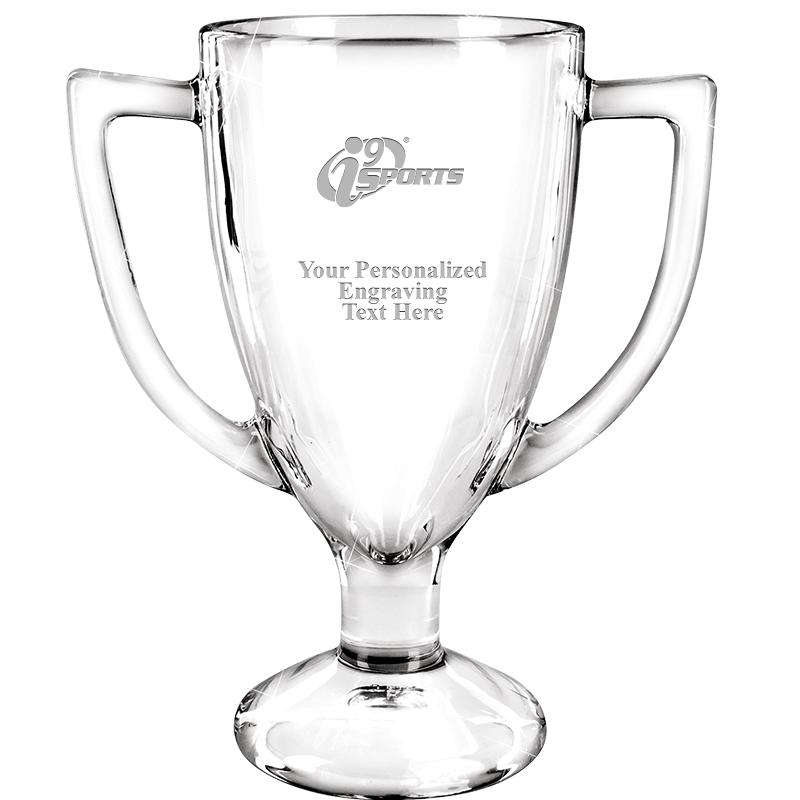 7" I9 WINNER GLASS TROPHY