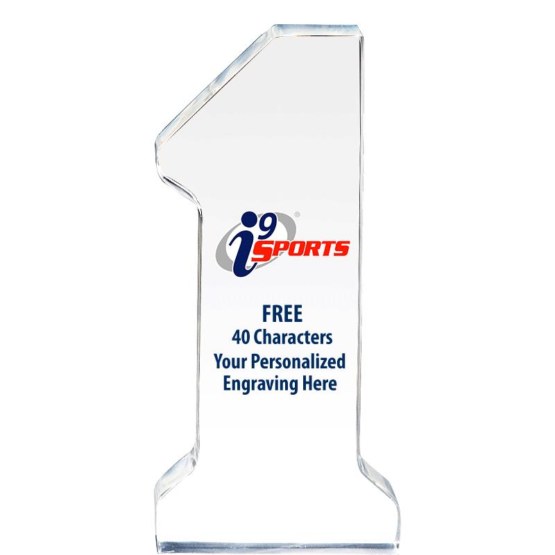 6" I9 NUMBER ONE ACRYLIC