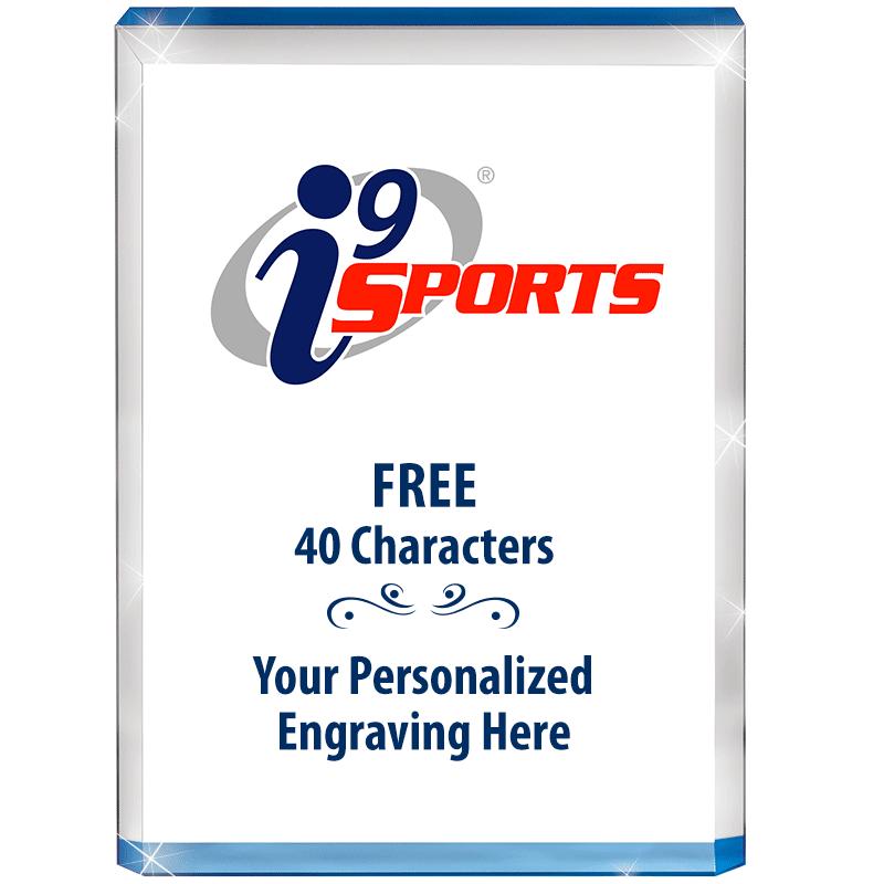 4" I9 BLUE BILLBOARD ACRYLIC