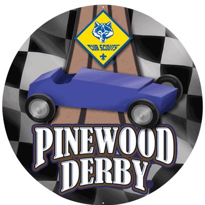 PINEWOOD DERBY BLU CAR CHECK