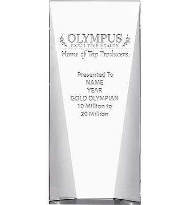 Waterfall Crystal Gold Olympian