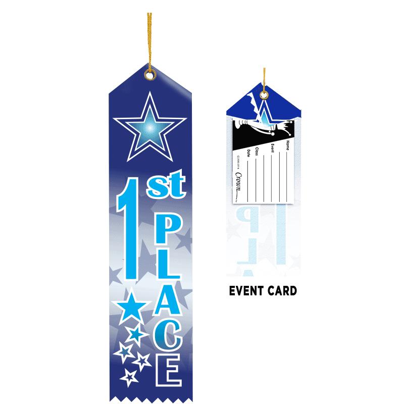 1ST PLACE COLOR SPLASH RIBBON