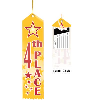4th Place Color Splash Ribbon