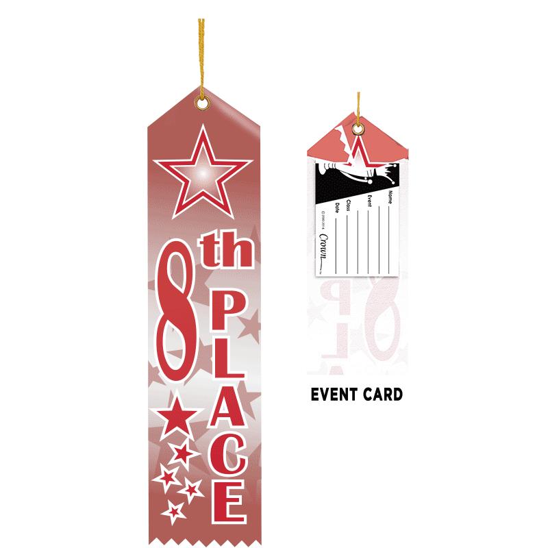 8TH PLACE COLOR SPLASH RIBBON