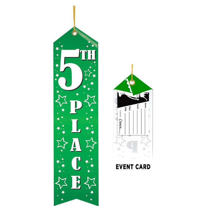 5TH PLACE W/STARS CLR RIBBON